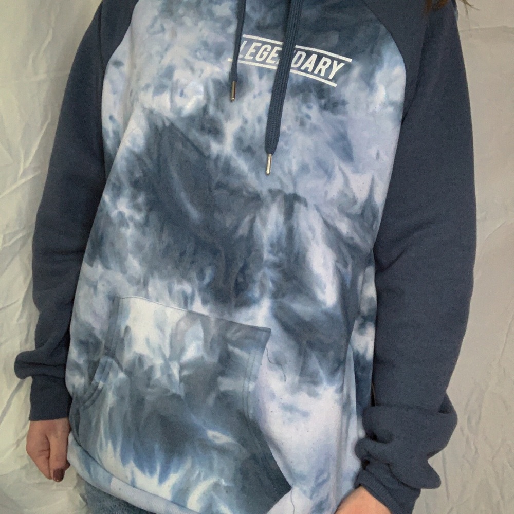 Legendary blue and white tie dye Sweatshirt